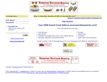 Tablet Screenshot of freemail.hawaiicity.com